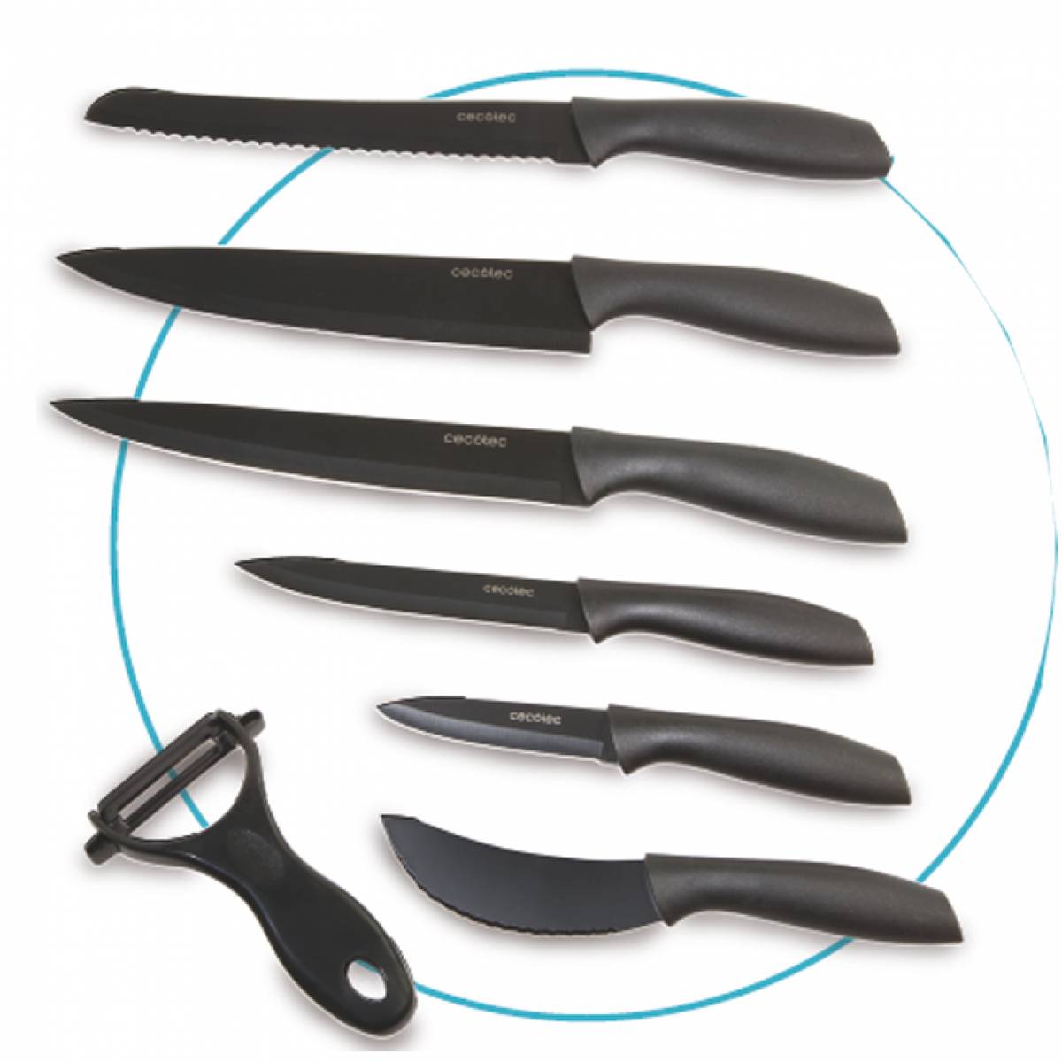  set cuchillos titanium cecotec hogar cecotec