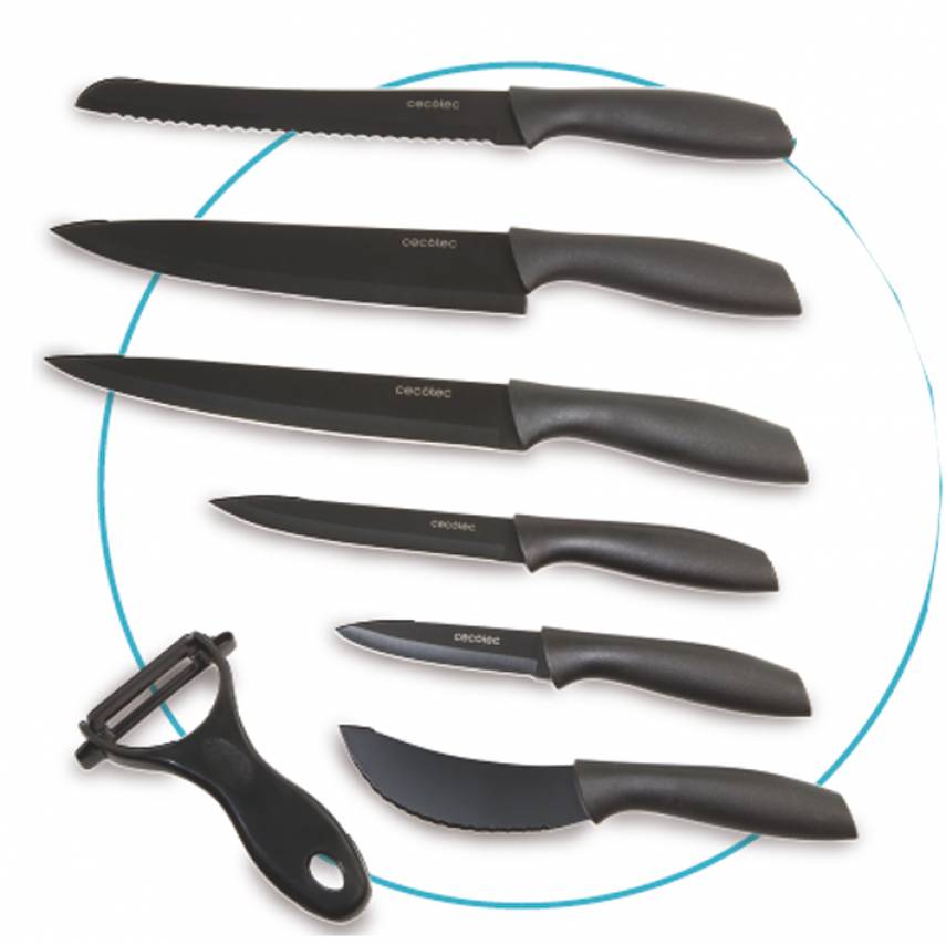  set cuchillos titanium cecotec hogar cecotec