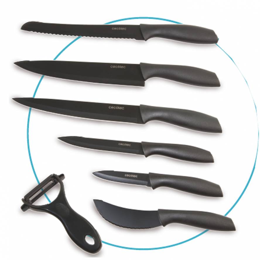  set cuchillos titanium cecotec hogar cecotec